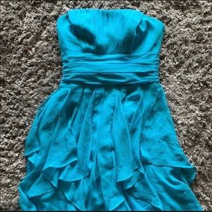 David’s Bridal Strapless Dress